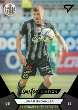 Lukas Skovajsa Ceske Budejovice SportZoo FORTUNA:LIGA 2021/22 2. serie Black /19 #318